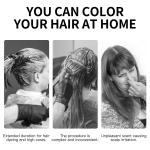 3-in-1 Hair and Beard Color for Men and Women – Herbal Instant Coloring Shampoo for Permanent Gray Coverage